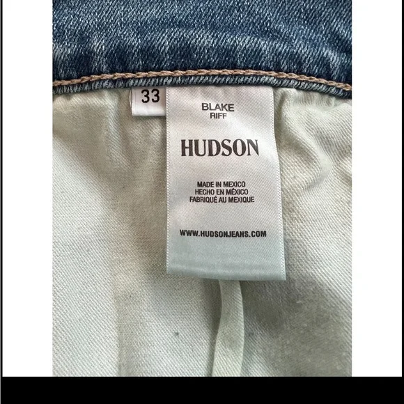NWT! Hudson Jeans Blake Slim Straight Leg Jeans - Picture 8 of 8